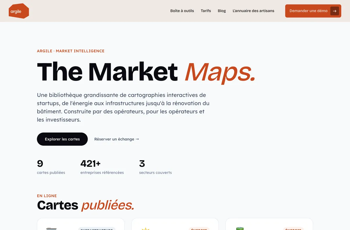 Les cartographies de marché