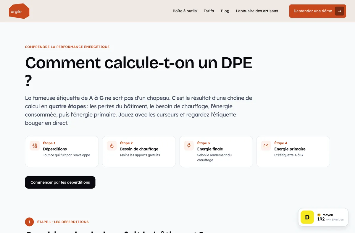 Comment calcule-t-on un DPE ?